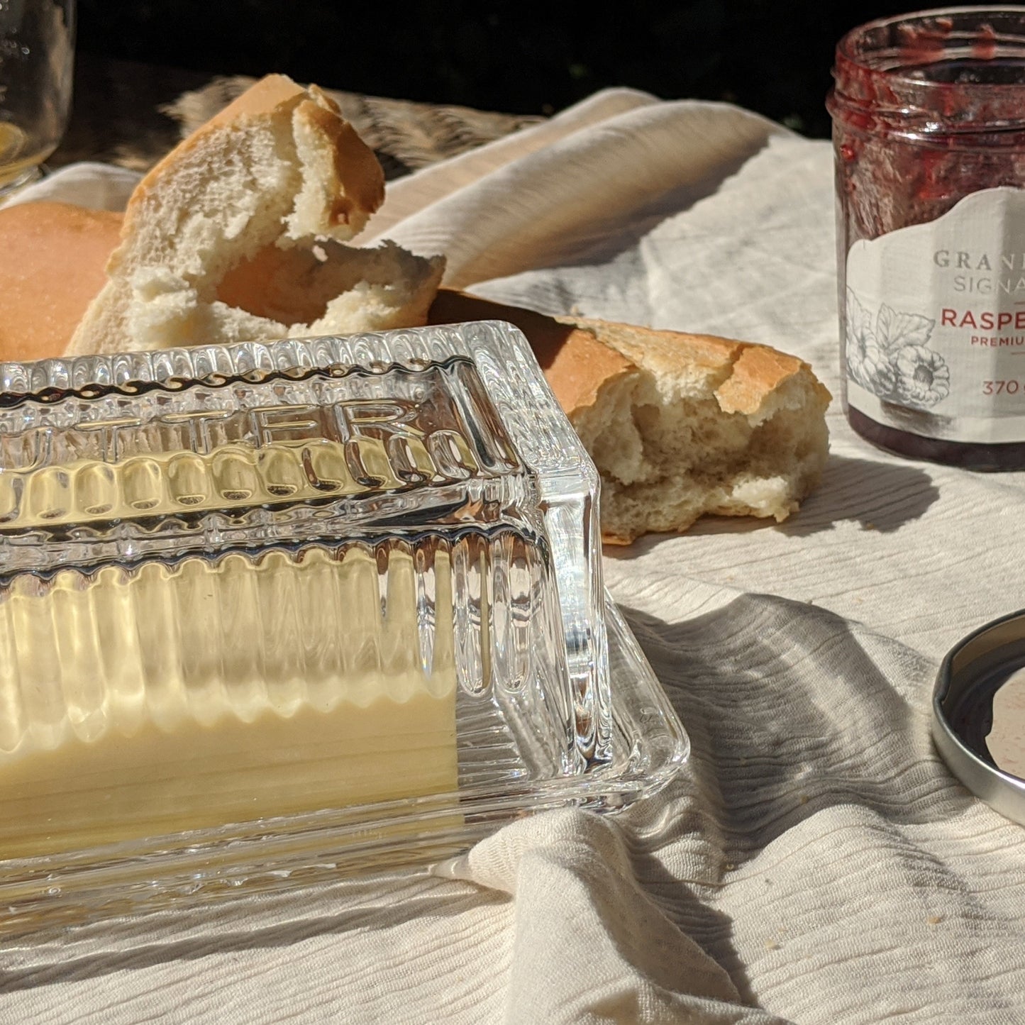 Glass Butter Dish