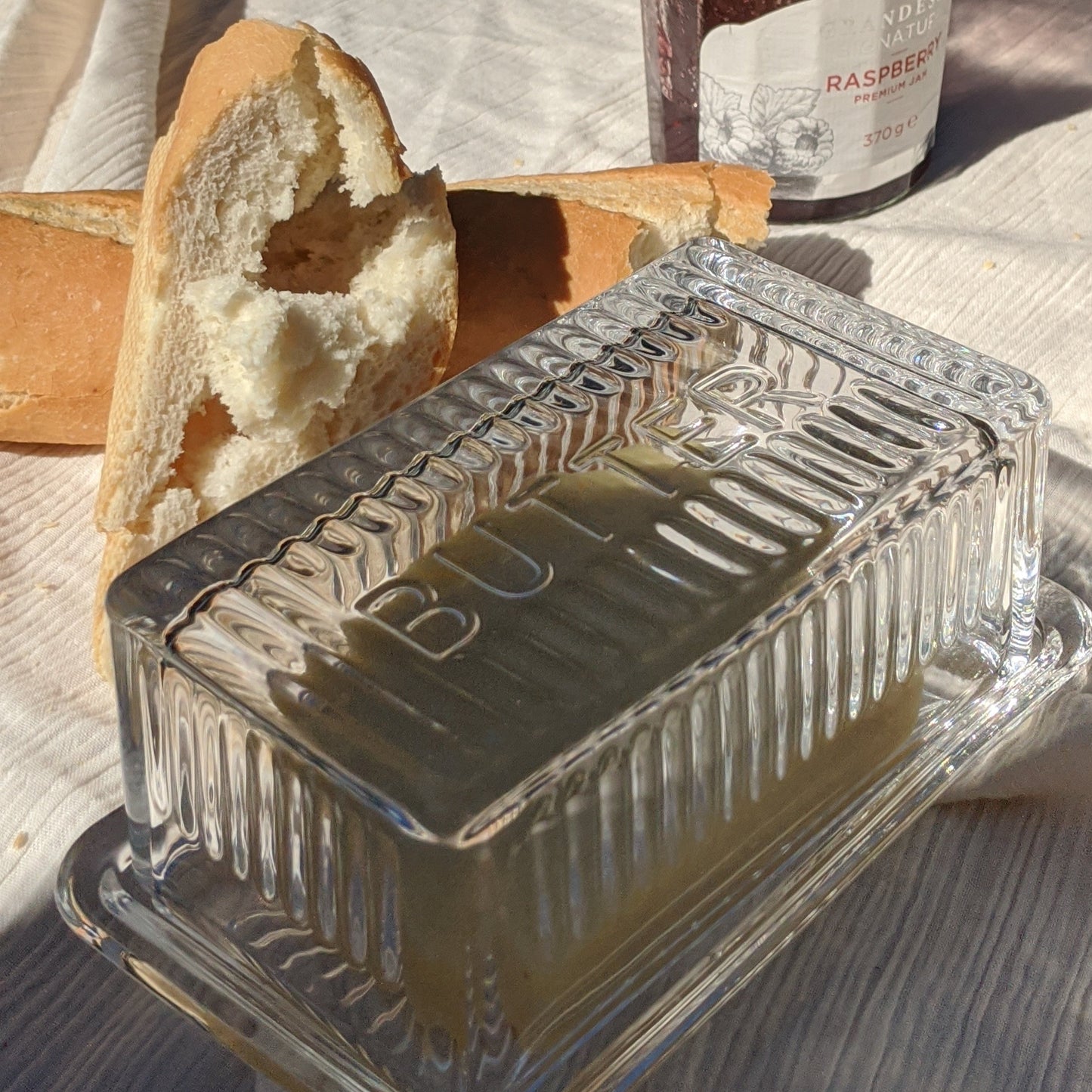 Glass Butter Dish