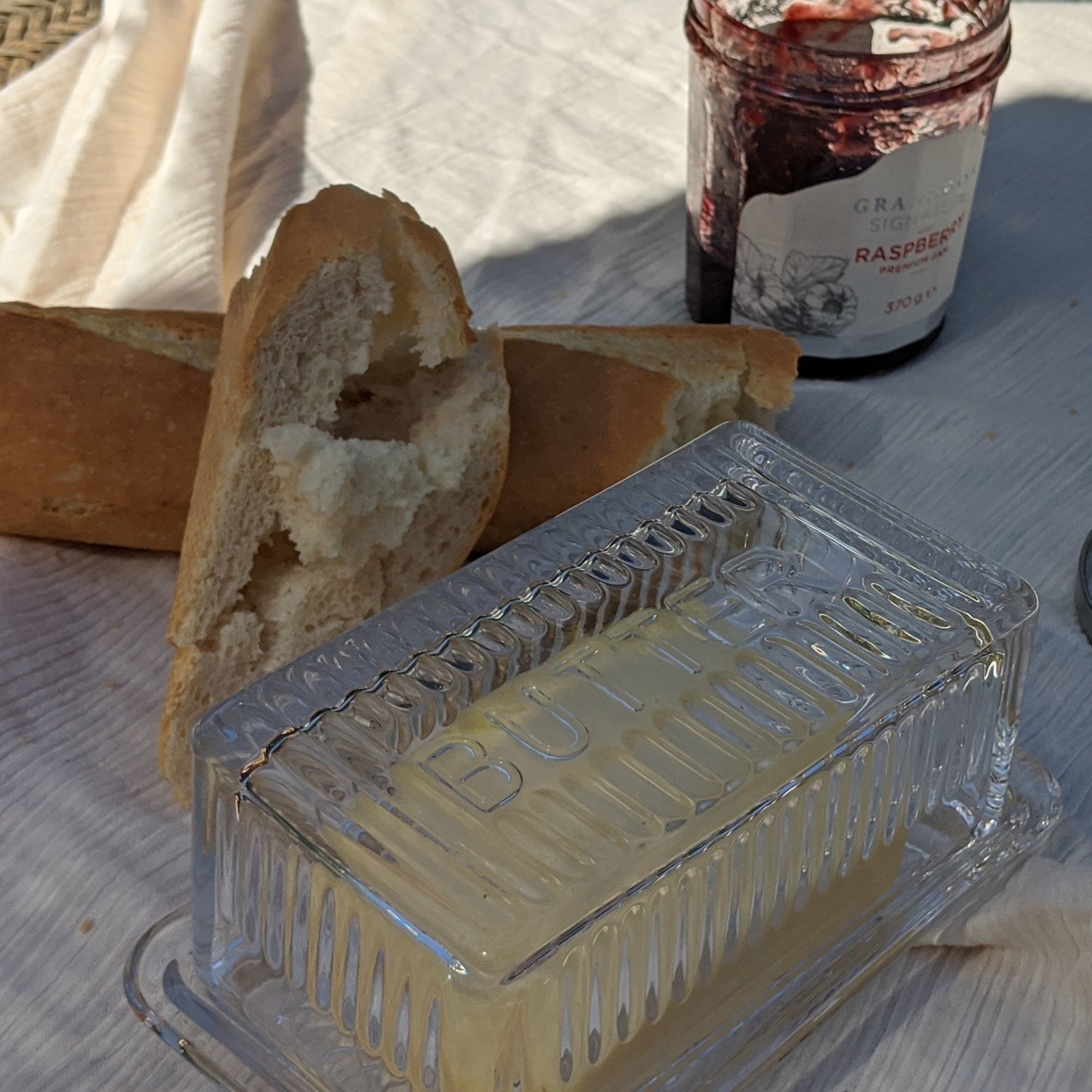 Glass Butter Dish